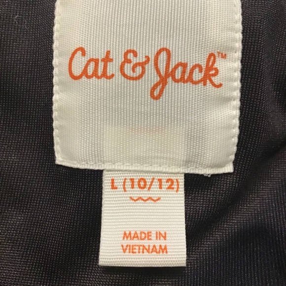 Cat & Jack jacket size L (10/12) black white and pink - Picture 7 of 7